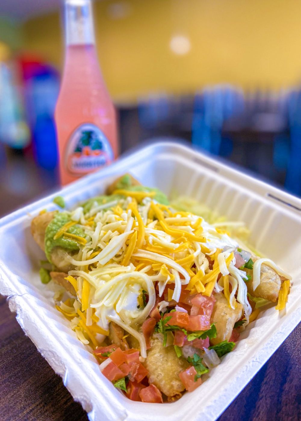Flautas Chicken or Beef Tacos (3) at El Pueblo Mexican Food